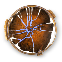 Load image into Gallery viewer, Solid bronze and resin Bog Oak, scuptural coffee table