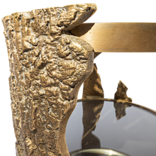 Load image into Gallery viewer, Solid bronze and resin Bog Oak, scuptural coffee table