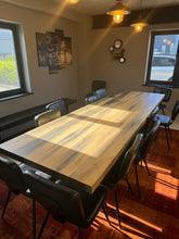 Load image into Gallery viewer, Solid Bullet Oak dining table