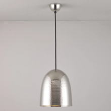 Load image into Gallery viewer, ORIGINAL BTC 'Stanley' hammered nickel pendant light (Medium)