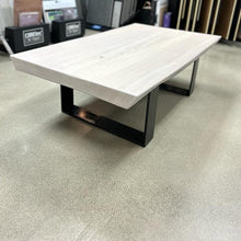 Load image into Gallery viewer, Oak Coffee Table White Finish