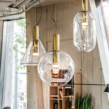 Load image into Gallery viewer, BOMMA Phenomena Pendant Sphere Smoke/Gold