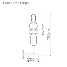 Load image into Gallery viewer, BOMMA Pebbles Floor Lamp