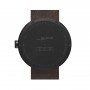 Load image into Gallery viewer, Tube watch D42 matt black with brown leather strap