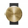 Load image into Gallery viewer, LEFF Tube watch D42 brass with black leather strap