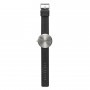 Load image into Gallery viewer, LEFF Tube watch D38 steel with black leather strap
