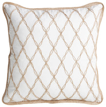 Load image into Gallery viewer, Mykonos lattice cushion (50 x 50)