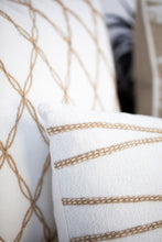 Load image into Gallery viewer, Mykonos lattice cushion (50 x 50)