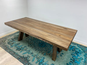 Solid Elm Dining Table, 6-8 Seater
