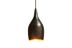 Industrial Cocoon XL copper pendant light