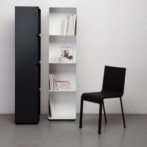 Collar Bookcase by Nendo (4-bay) - Grey