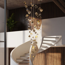 Load image into Gallery viewer, Pyrite 12 Piece Chandalier

