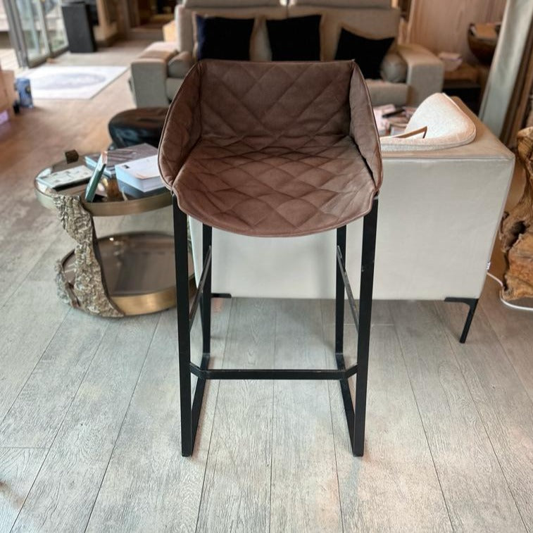 Kekke Velvet Bar Stool