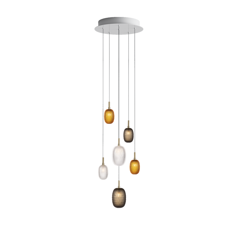 Metamorphosis 6 piece Chandalier