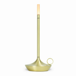 Wick rechargeable table light, USBC - brass