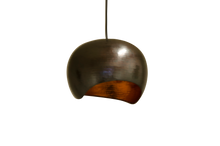 Load image into Gallery viewer, Industrial half moon copper pendant light
