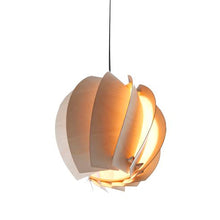 Load image into Gallery viewer, Bloom Round Pendant Light (birch natural)
