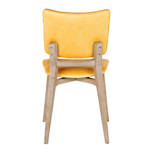 Load image into Gallery viewer, Nordic saffron velvet dining chair

