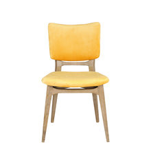 Load image into Gallery viewer, Nordic saffron velvet dining chair
