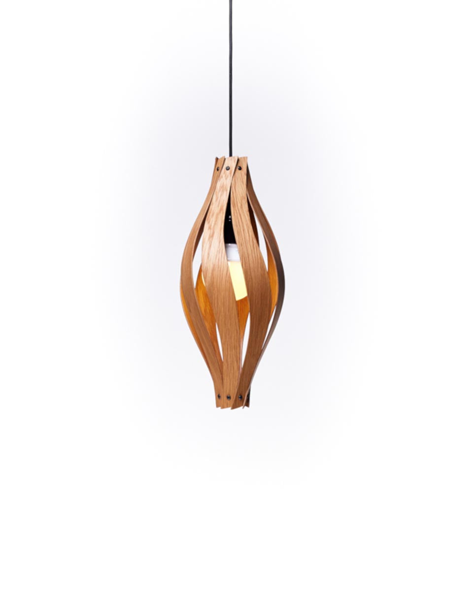 Cocoon Oak Pendant Light (large)
