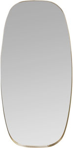 Nibbles Brushed Brass Mirror